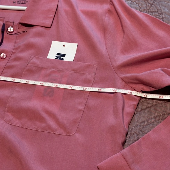 MUK LUKS Dream Weave Long-Sleeve Jumpsuit - Pink - Medium - Picture 9 of 14